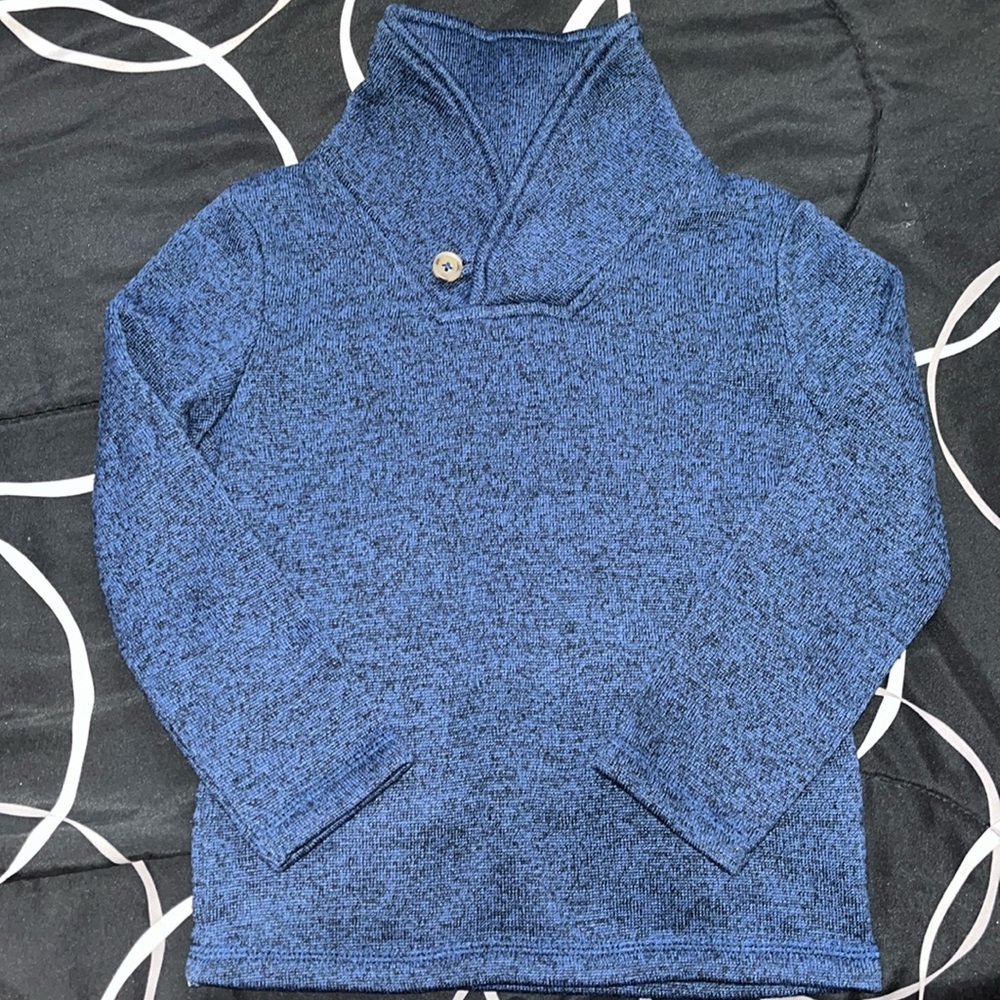 Jumping beans blue button collar sweater